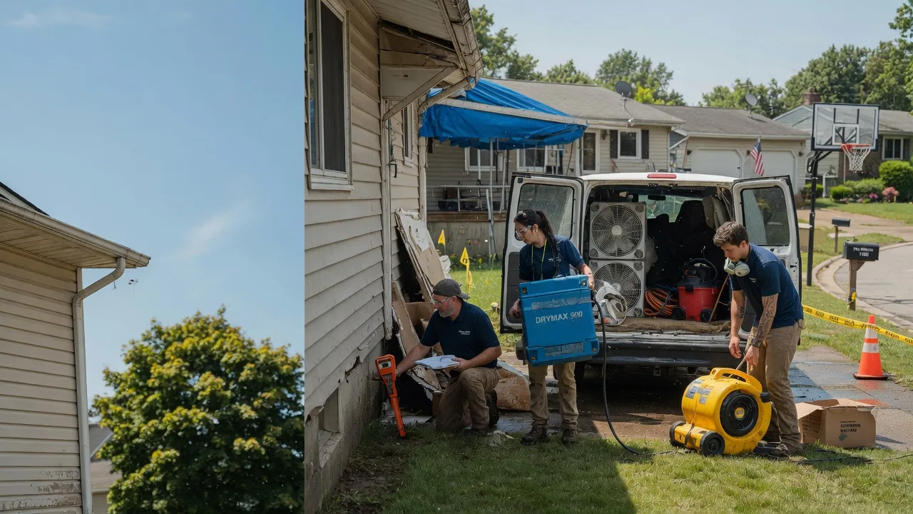 Ceiling Leak Cleanup in Chesaning, MI near me